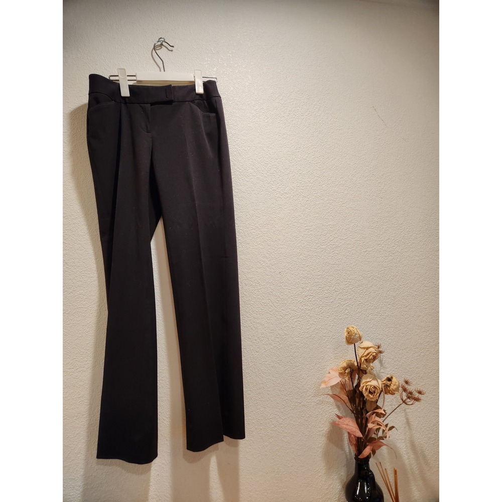 White House Black Market Legacy Modern‎ Boot Pants Women's Black Size 28x30